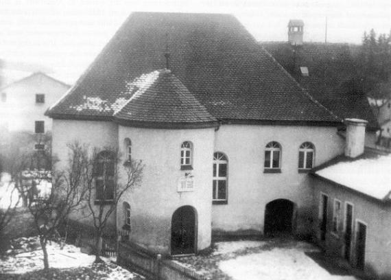 Die Synagoge in Treuchtlingen (vor 1938)