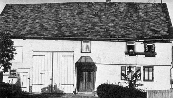 Former synagogue in Ulrichstein (around 1970?)