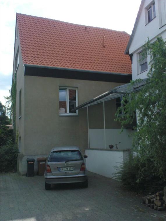 Exterior view (courtyard side) 2010, conversion to commercial building