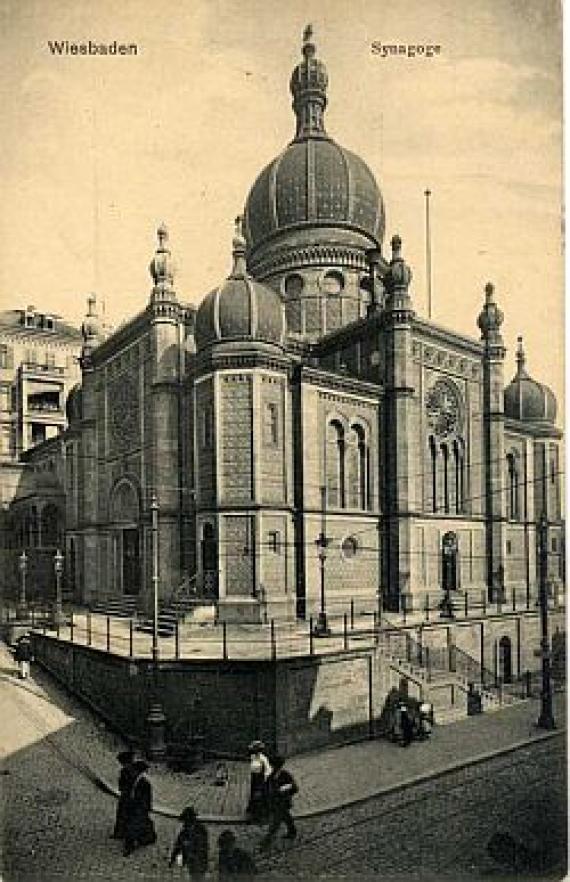 The synagogue in Wiesbaden