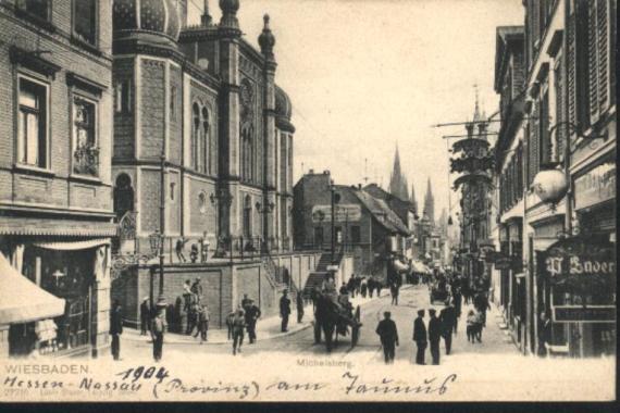 Die Synagoge in Wiesbaden (Michelsberg)