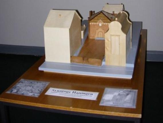 Replacement plan of the Hattingen synagogue (town hall exhibition)