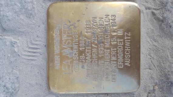 Stolperstein Lea Amster