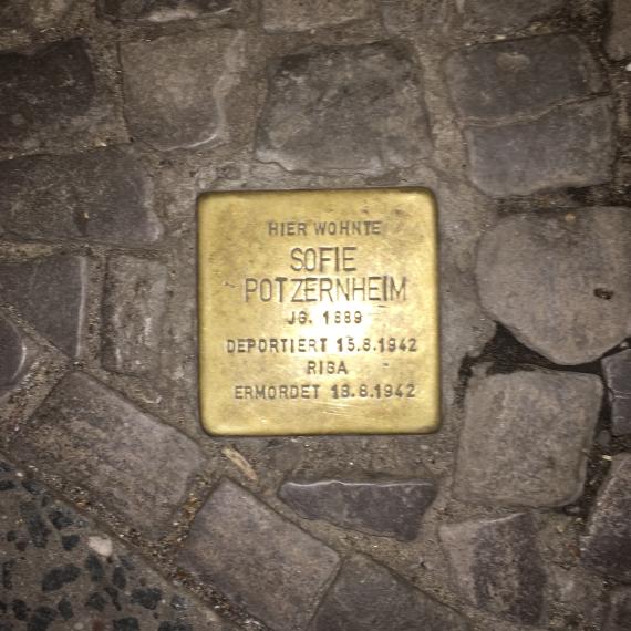 Stolperstein Sofie Potzernheim