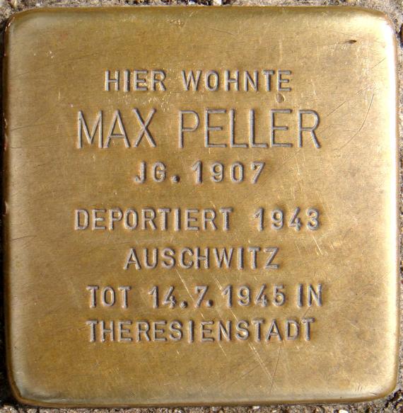 Stolperstein für Max Peller