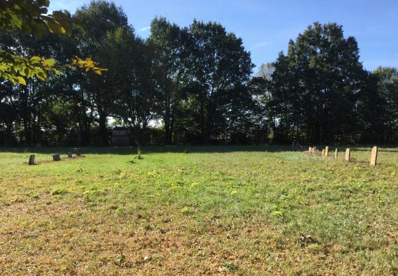 Jüdischer Friedhof Wallerstein - Blick auf den Friedhof - Blickrichtung Süden