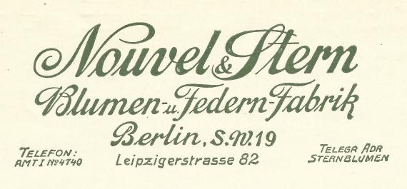 Letterhead from business letter dated November 5, 1910