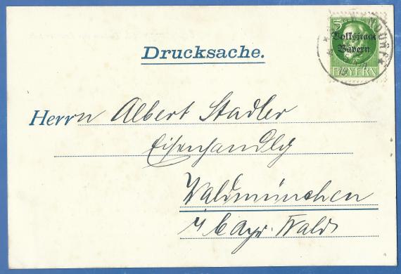 Geschäfts-Postkarte von Heidecker & Koch