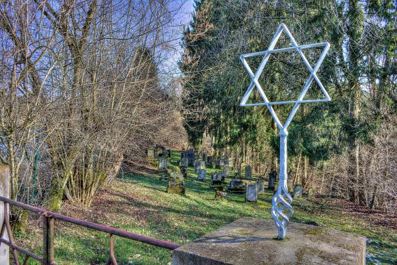 Eingangstor Jüdischer Friedhof Hamm/Sieg