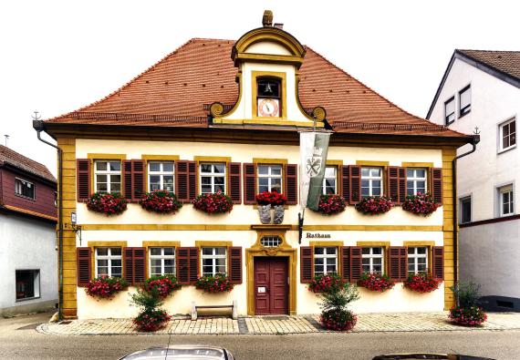 The town hall of Lauchheim