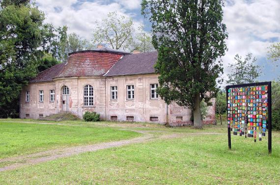 Tea house at Ivenack Castle, where gravestones from the cemetery were rediscovered during construction work in 2018