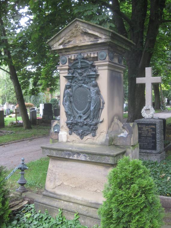 Albert Stotz, Grab auf dem Pragfriedhof