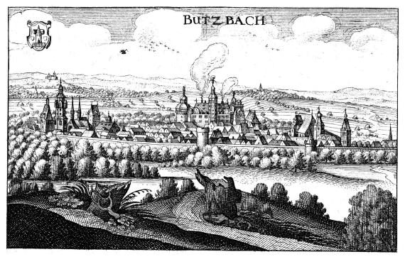 Butzbach – Auszug aus der Topographia Hassiae von Matthäus Merian 1655