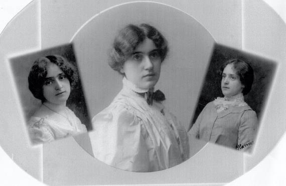Dora, Luise and Hanna Gerson (from left to right) around 1900