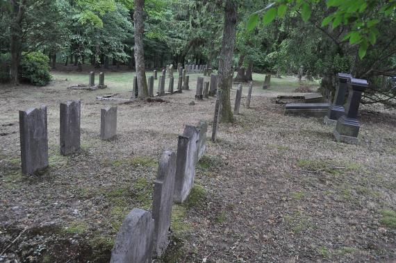Falkenstein, Jewish cemetery, graves 1