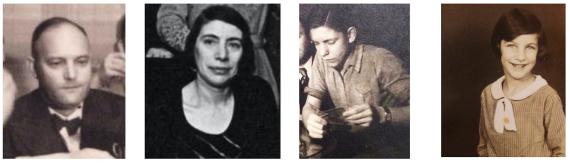 Erich, Else, Hans-Gideon, Judith Hirschfeld