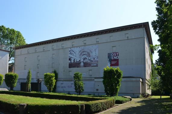 Hochbunker am Ort der 1938 zerstörten Synagoge
