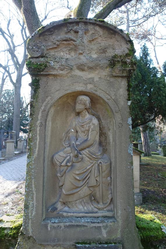 Grab von Georg Cappeller, Hoppenlaufriedhof