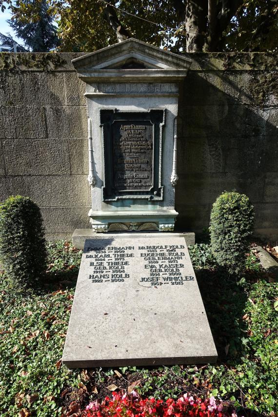 Grab von Hermann Ehmann auf dem Pragfriedhof