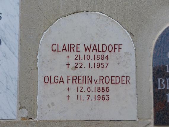 Grabstätte Claire Waldoff, Pragfriedhof Stuttgart, 20190428