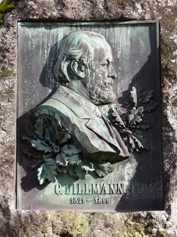 Grabstein Christian Dillmann Konterfei