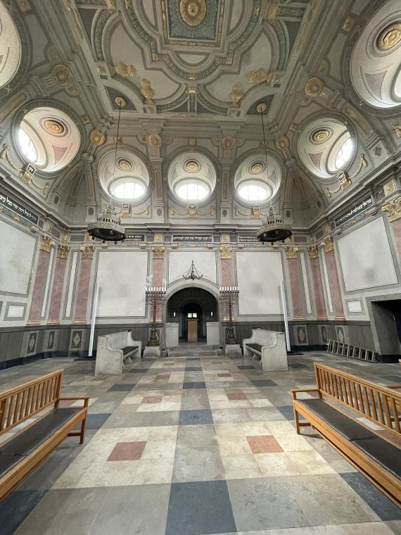 Interior view of Beit Tefilah (House of Prayer)