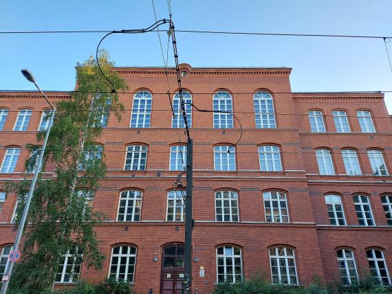 Old building of the Heinz-Brandt-School from 1890