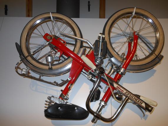 Klapprad Auto Velo, gedacht als Campingzubehör