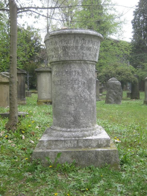 Hoppenlaufriedhof, Jacob Friedrich Autenrieth