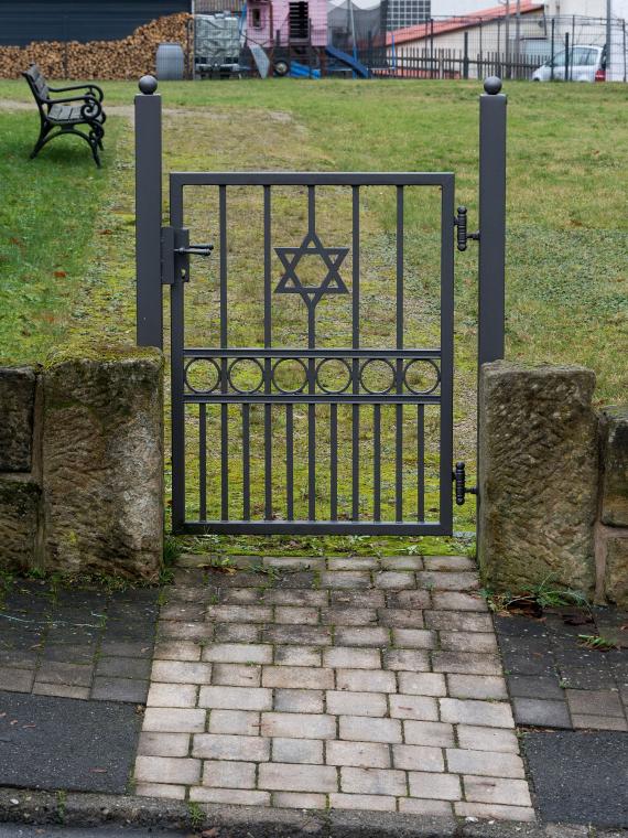 Entrance gate of the cemetery