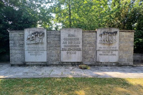 Concentration camp memorial grove