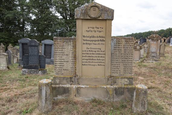 War memorial 1914-18 at the Jewish cemetery (2019)