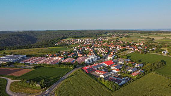 Blick über Strümpfelbrunn