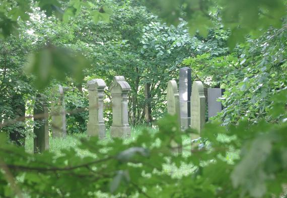 Northern gravestones Jewish cemetery Leese