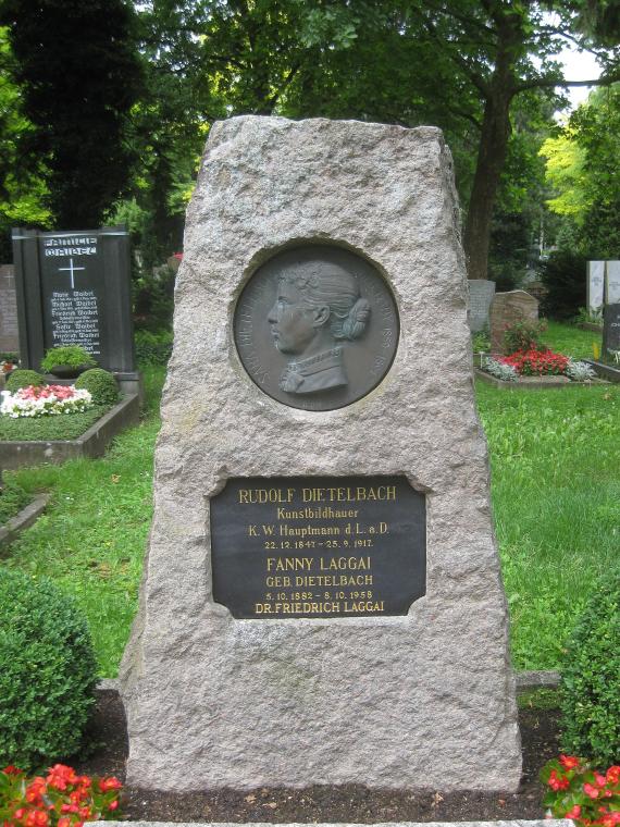 Rudolf Dietelbach, Grab auf dem Pragfriedhof