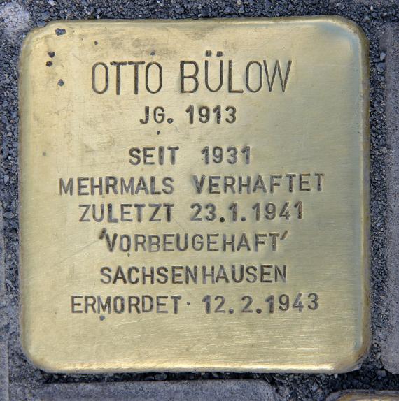 Stumbling Stone Alexanderplatz 2 (Mitte) Otto Bülow