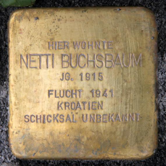 Stolperstein Almstadtstr 19 (Mitte) Netti Buchsbaum