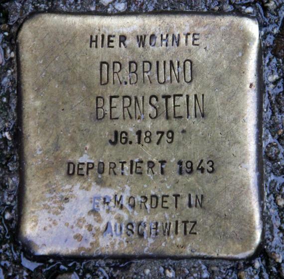 Stolperstein Alt-Köpenick 18 (Köpen) Bruno Bernstein