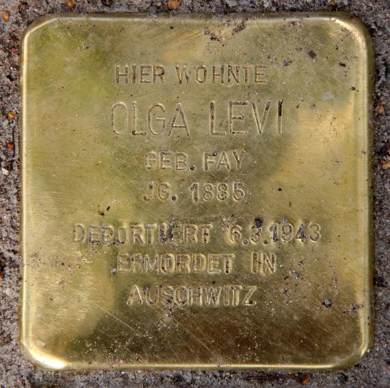Stolperstein Am Rosenanger 21 (Frohn) Olga Levi
