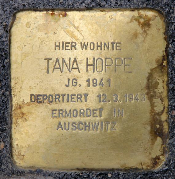 Stolperstein Am Zirkus 3A (Mitte) Tana Hoppe