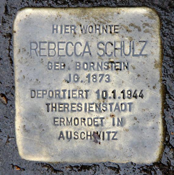 Stolperstein Bölschestr 84-85 (Frihg) Rebecca Schulz