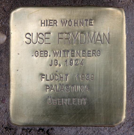 Stolperstein Bamberger Str 55 (Schön) Suse Frydman