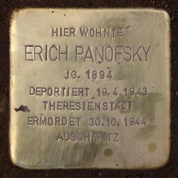 Stolperstein Barbarastr 14 (Lankw) Erich Panofsky