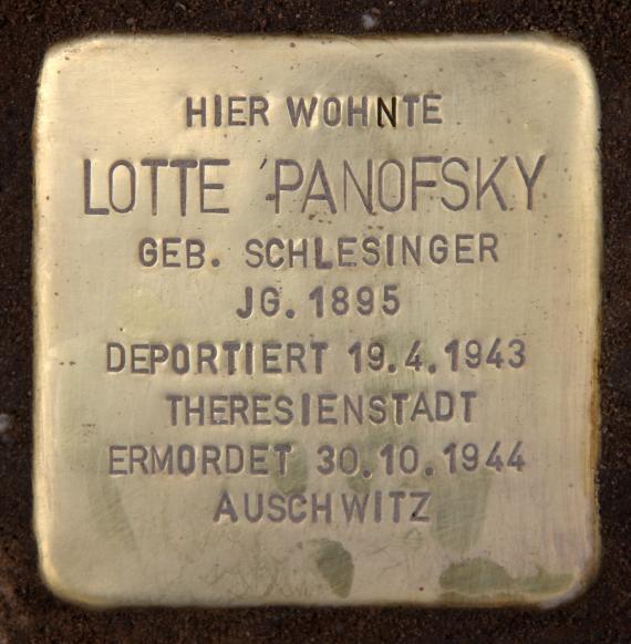 Stolperstein Barbarastr 14 (Lankw) Lotte Panofsky