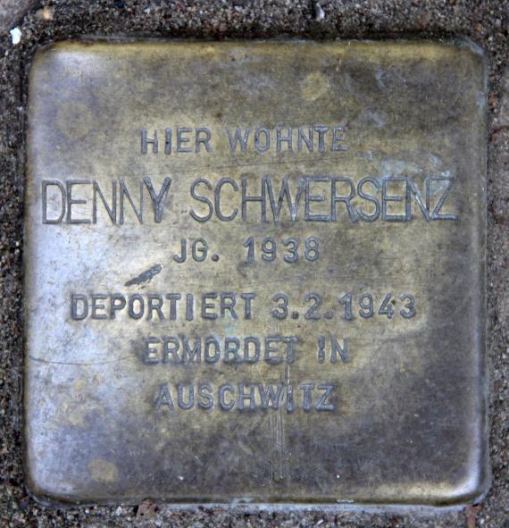 Stolperstein Belziger Str 37 (Schön) Denny Schwersenz