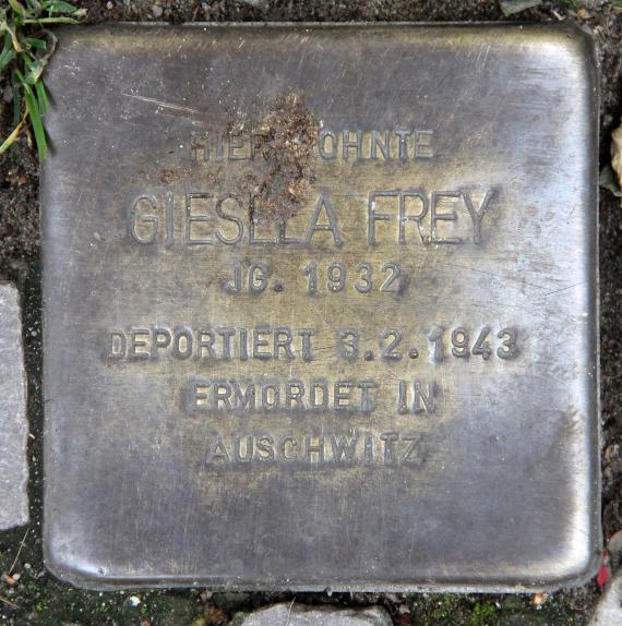 Stolperstein Belziger Str 39 (Schön) Giesela Frey