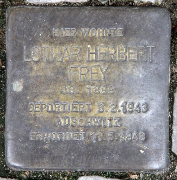 Stolperstein Belziger Str 39 (Schön) Lothar Herbert Frey
