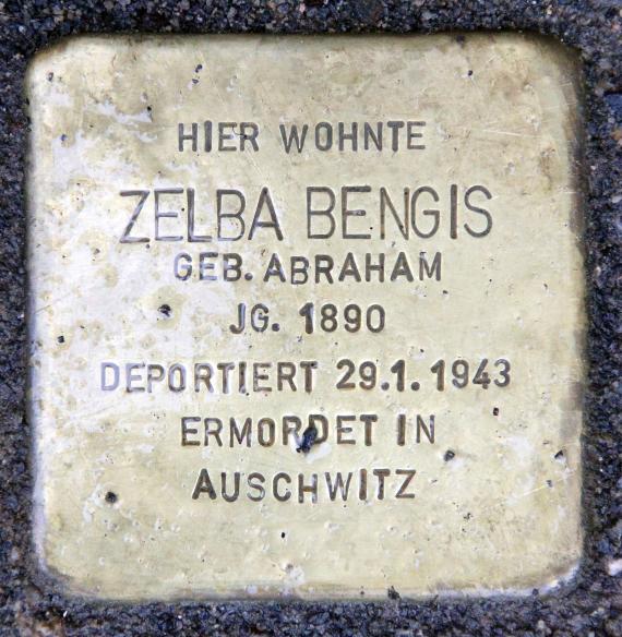 Stolperstein Berliner Str 26 (Panko) Zelba Bengis