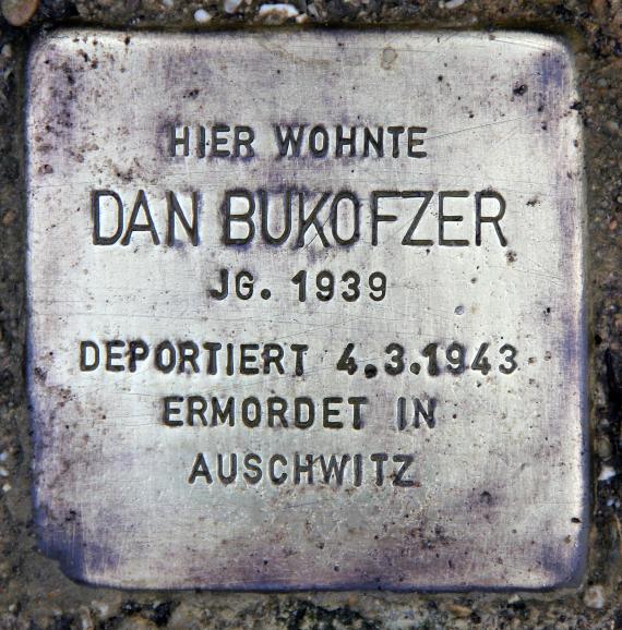 Stolperstein Bornepfad 4 (Hermd) Dan Bukofzer
