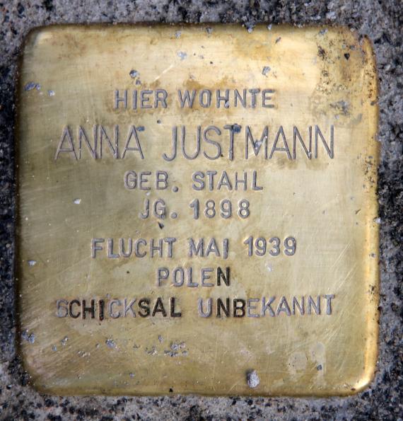 Stumbling Stone Borsigstr 16 (center) Anna Justmann